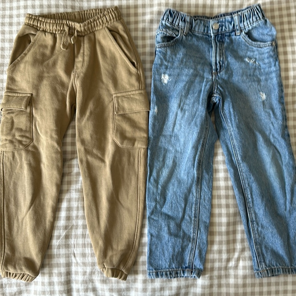 Zara kids pants - Denim and Cargo Jogger